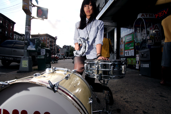 Sandra Vu in Dum Dum Girls by Robin Laananen